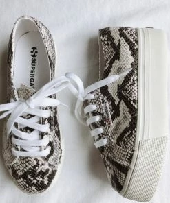 Superga 2790 Platform Sneakers In Snakeskin Sale