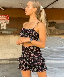 AT Sale Jessica Floral Skirt Set