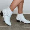 Billini Udella Convertible Buckle Bootie In White Sale