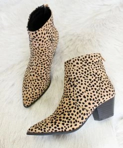 Sale Manhattan Leopard Booties