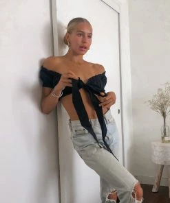 AT Sale Take Five Wrap Tie Top