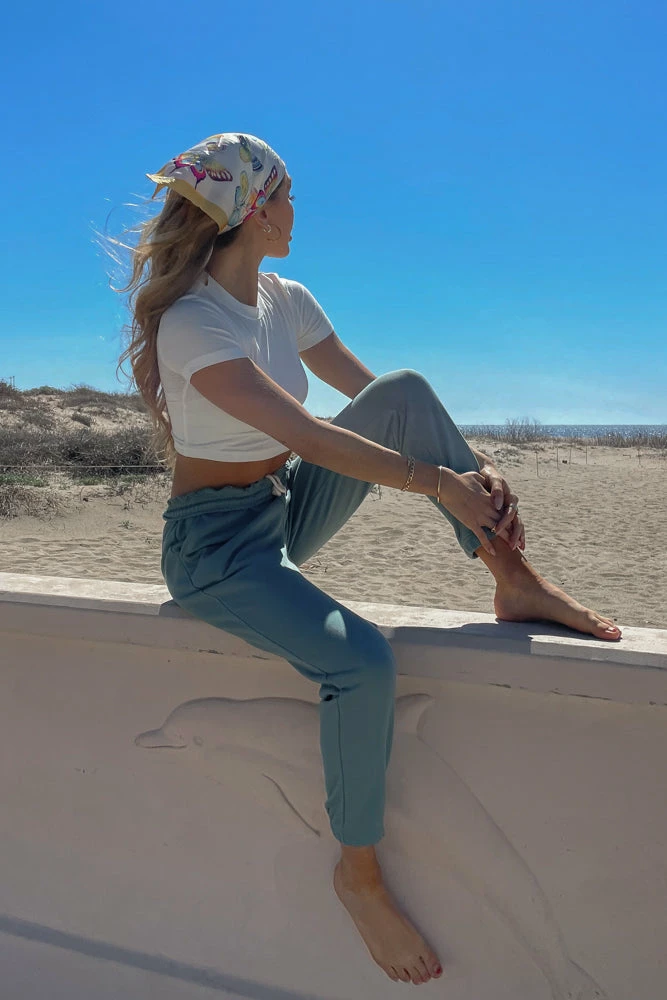 Sunday Skin Venice Ribbed Crop Tee Sale