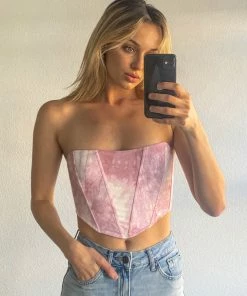 AT Sale Sevina Strapless Corset Top