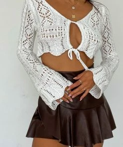 Sale Bronx Knit Cropped Sweater