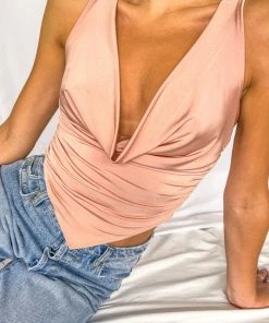 Native Daughters Adella Cowl Neck Bandana Top