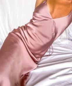 Native Daughters Riviera Satin Midi Dress New Threads