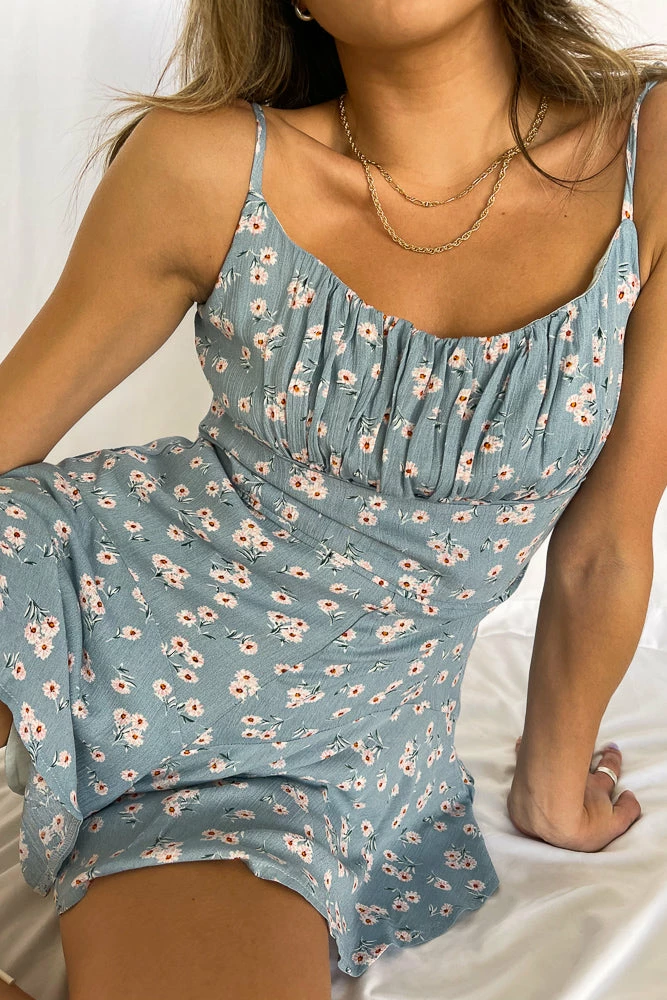 AT Harper Floral Tie Romper