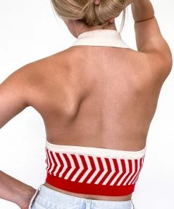 Native Daughters Ashley Zig Zag Halter Top Sale