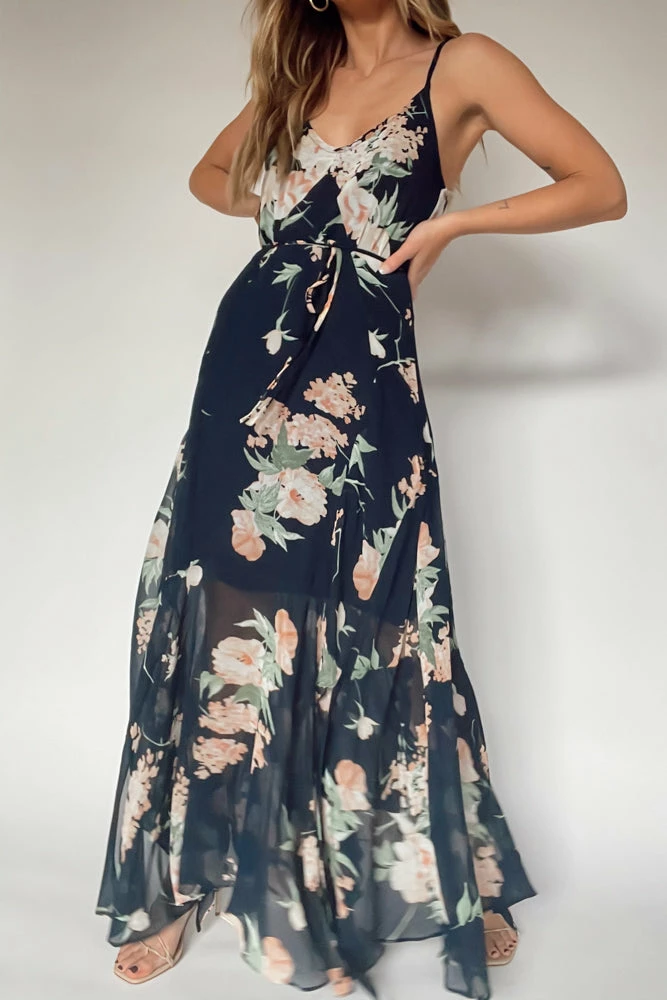 Native Daughters Adrianna Floral Maxi Dress
