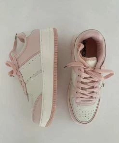 AT Paola Pastel Sneakers In Baby Pink New Threads