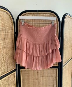 AT New Threads Day Tripper Ruffle Shorts