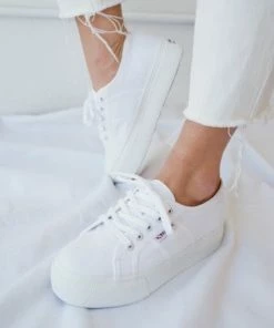 Superga Sale ACOTW Linea Up And Down Sneakers In White