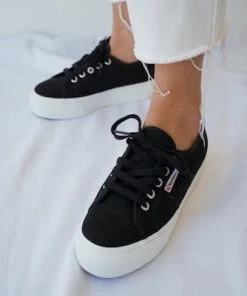 Superga ACOTW Linea Up And Down Sneakers In Black Sale