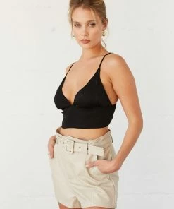 AT Miami Snakeskin Bralette Crop Top Sale