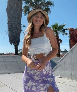 AT Waking Up Cinched Crop Tank