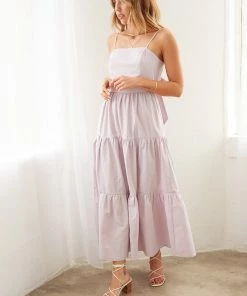 AT Elena Poplin Maxi Dress