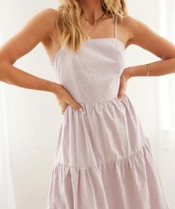 AT Elena Poplin Maxi Dress