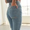 Ragged Priest Sale Butt Cut Jeans In Blue