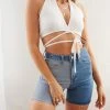 Native Daughters Sale Iris Halter Wrap Tie Top