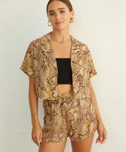 AT Sale Wild Ways Snakeskin Shorts