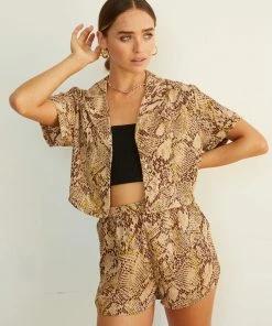 AT Sale Wild Ways Snakeskin Shorts