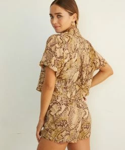 AT Sale Wild Ways Snakeskin Shorts