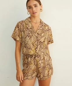 AT Sale Wild Ways Snakeskin Shorts