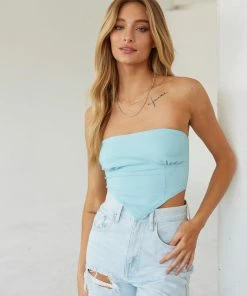 Native Daughters Brenda Strapless Crop Top