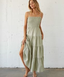 AT Sandra Striped Maxi Dress Sale