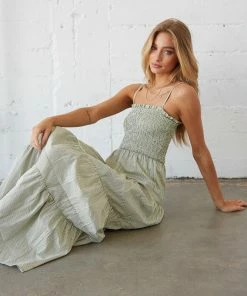 AT Sandra Striped Maxi Dress Sale