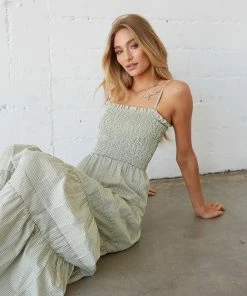 AT Sandra Striped Maxi Dress Sale