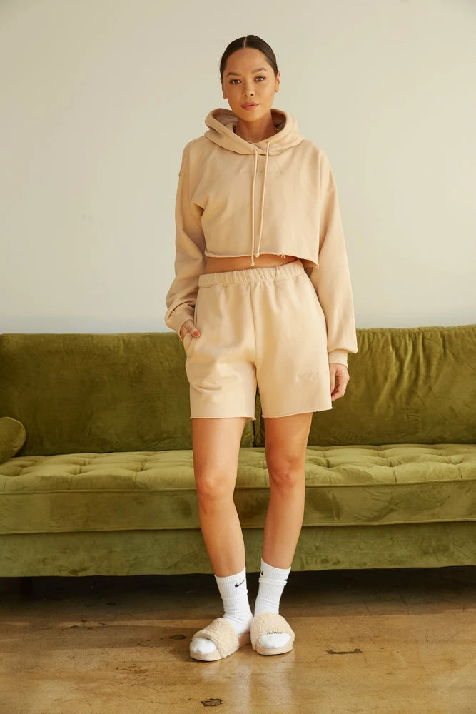 Sunday Skin Sale Boyfriend Bermuda Shorts In Tan