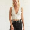 AT Lolita Eyelet Crop Top