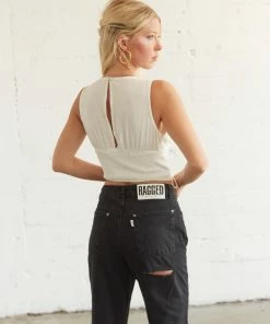 AT Lolita Eyelet Crop Top