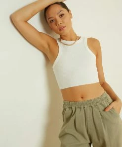 AT Daniella Ribbed Racerback Tank Sale