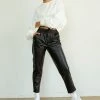 Blank NYC Dani Leather Joggers