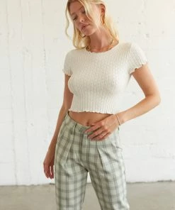 AT Sale Oh My Darlin Knit Crop Top