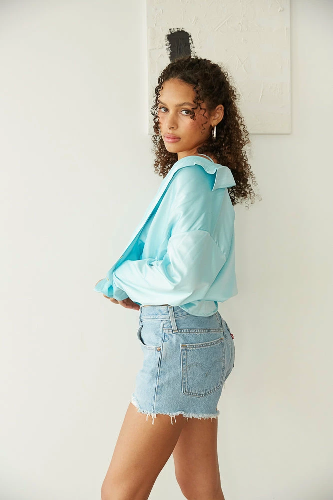 Island Satin Shirt Set New Threads