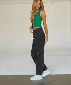 AT Jenner Asymmetric Straight Jeans Sale