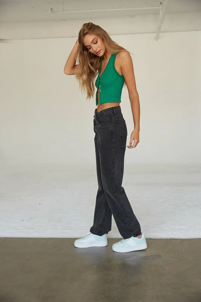 AT Jenner Asymmetric Straight Jeans Sale
