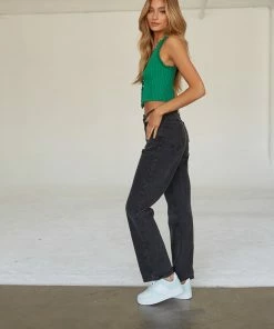 AT Jenner Asymmetric Straight Jeans Sale