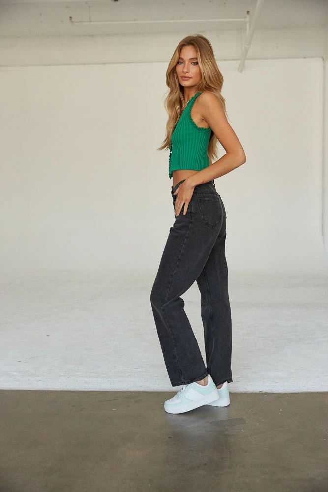 AT Jenner Asymmetric Straight Jeans Sale