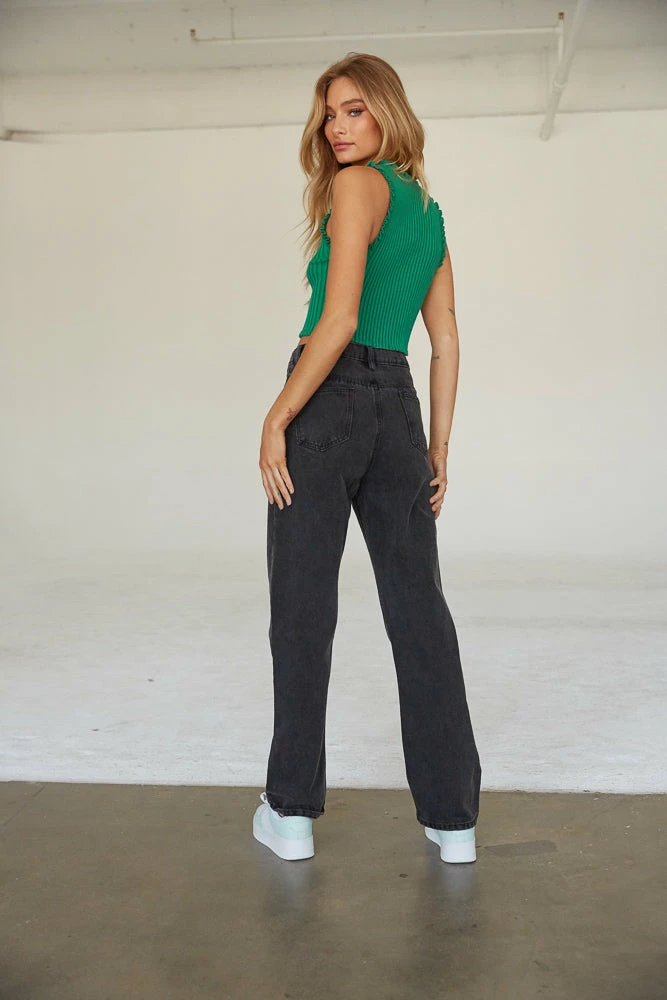AT Jenner Asymmetric Straight Jeans Sale