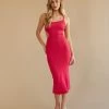 New Threads Baywatch Ribbed Midi Dress