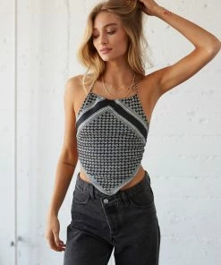 AT Martina Paisley Scarf Top Sale