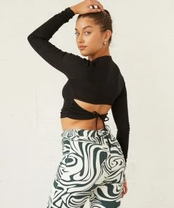 AT Queens Tie Back Crop Top Sale