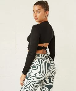 AT Queens Tie Back Crop Top Sale