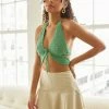 AT Indio Crochet Halter Top