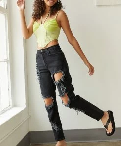 Vibrant New Threads Mason Straight Leg Jeans