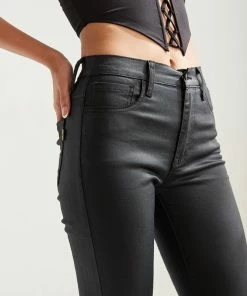 Vibrant New Threads Kim High Rise Flare Jeans